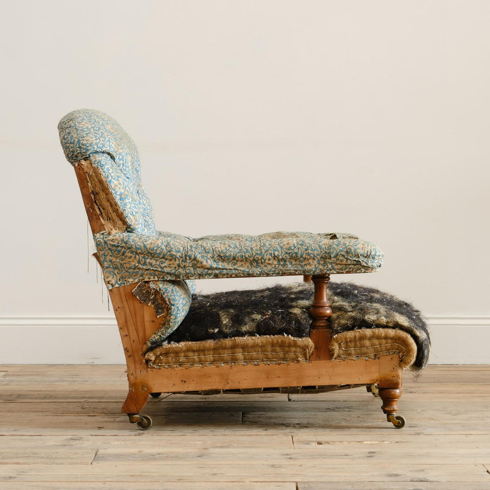 Howard and Sons Open Armchair from Powderham Castle - Devon