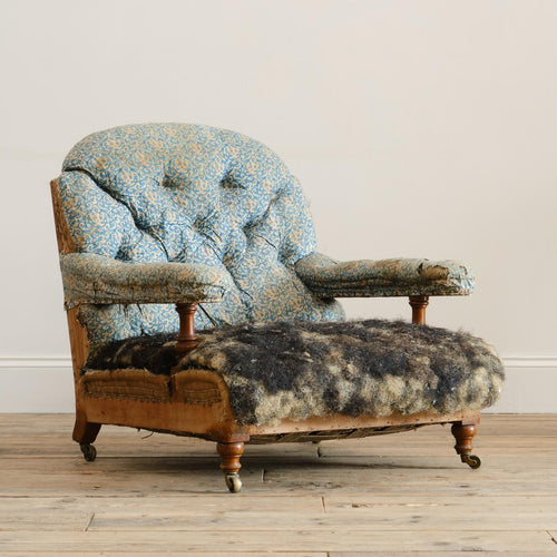 Howard and Sons Open Armchair from Powderham Castle - Devon