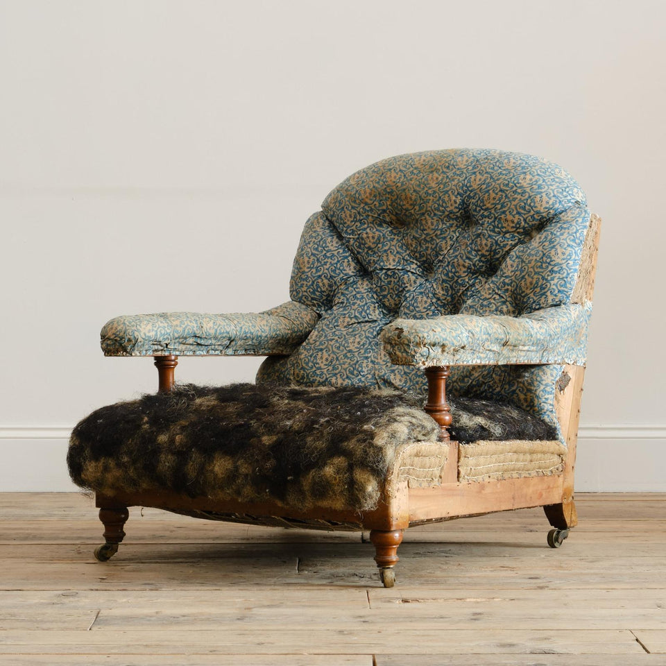 Howard and Sons Open Armchair from Powderham Castle - Devon